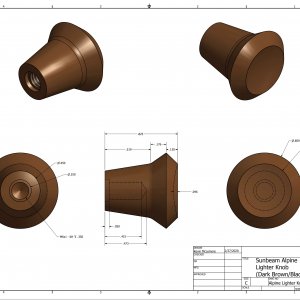 Alpine Lighter Knob Drawing