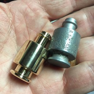 Alpine SV Self-Adjusting Brakes Piston - New vs Old