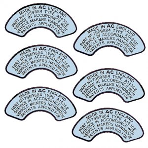 Alpine SV Air Filtre Decals