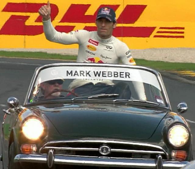 My SV with Mark Webber aboard
